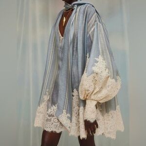 CQbyCQ Lyrical Lace Edge Mini Dress